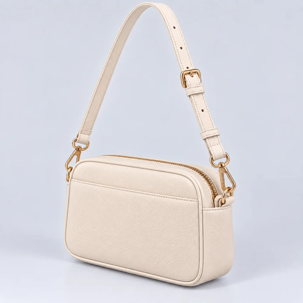 Cream Mini Crossbody Bag